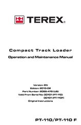 terex skid steer pt 110|terex troubleshooting guide.